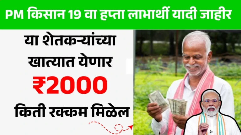 PM Kisan 19th Kist Beneficiary List: PM Kisan वा हप्ता या शेतकऱ्यांच्या खात्यात येणार ₹2000!