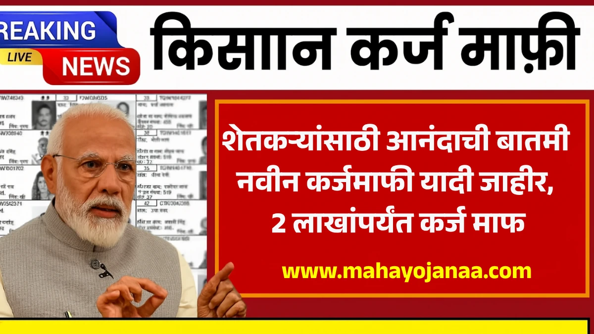 Kisan Karj Mafi List