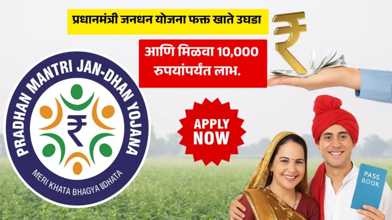 Pradhan Mantri Jandhan Yojana 2025 | प्रधानमंत्री जनधन योजना फक्त खाते उघडा आणि मिळवा 10,000 रुपयांपर्यंत लाभ!