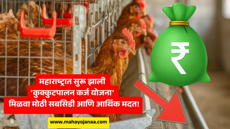 Maharashtra Kukut Palan Karj Yojana 2025: महाराष्ट्रात सुरू झाली ‘कुक्कुटपालन कर्ज योजना’ – मिळवा मोठी सबसिडी आणि आर्थिक मदत!